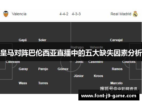 皇马对阵巴伦西亚直播中的五大缺失因素分析
